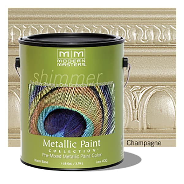Modern Masters 1 Gal Modern Masters ME206 Champagne WB Decorative Metallic Paint ME206 - main